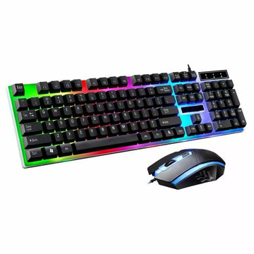 Set tastiera e mouse da gioco con retroilluminazione LED