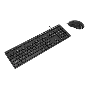Set tastiera e mouse cablati USB per ufficio professionale